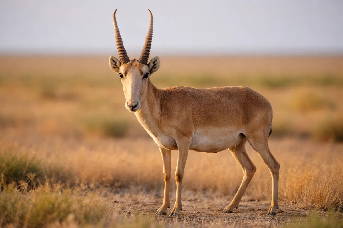 Минэкологии: зимний падеж сайгаков связан с природными факторами
