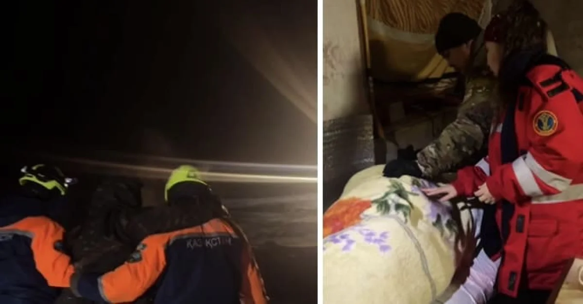 Мужчина едва не замерз под Астаной