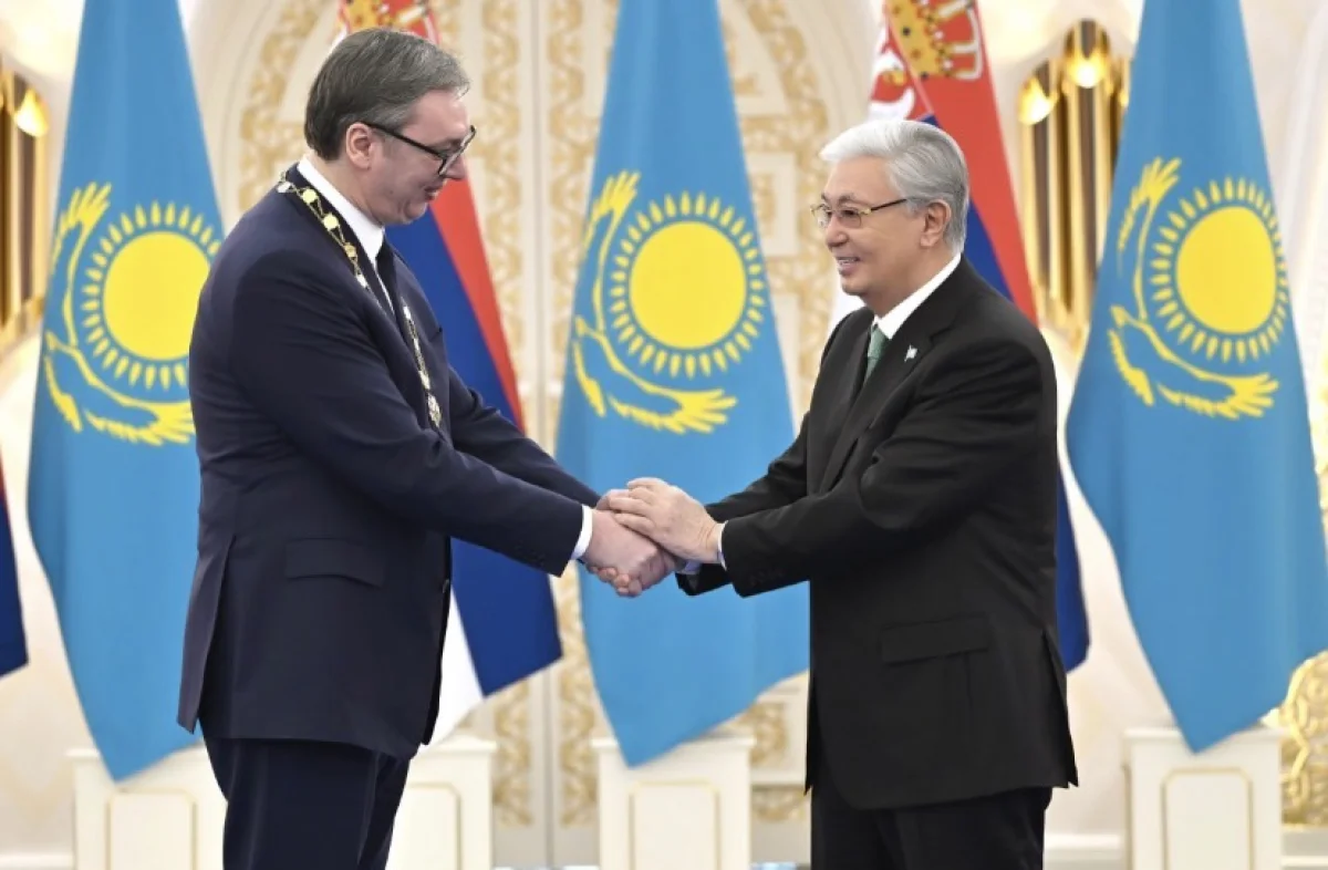 Президент Сербии удостоен высшей госнаграды Казахстана