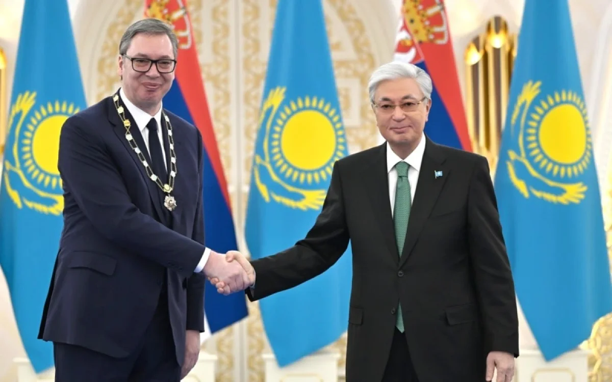 Сербия Президенті «Алтын қыран» орденімен марапатталды