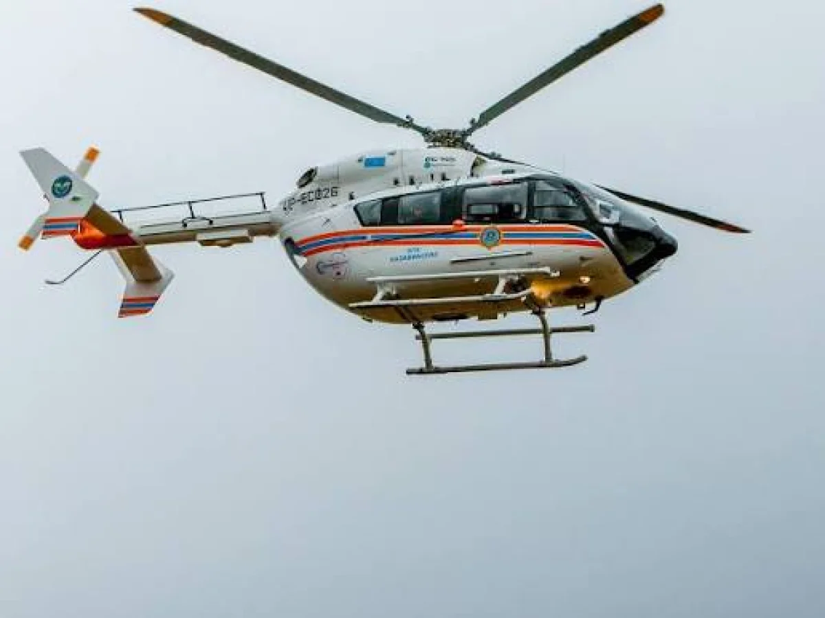 Науқасты тікұшақпен жеткізді