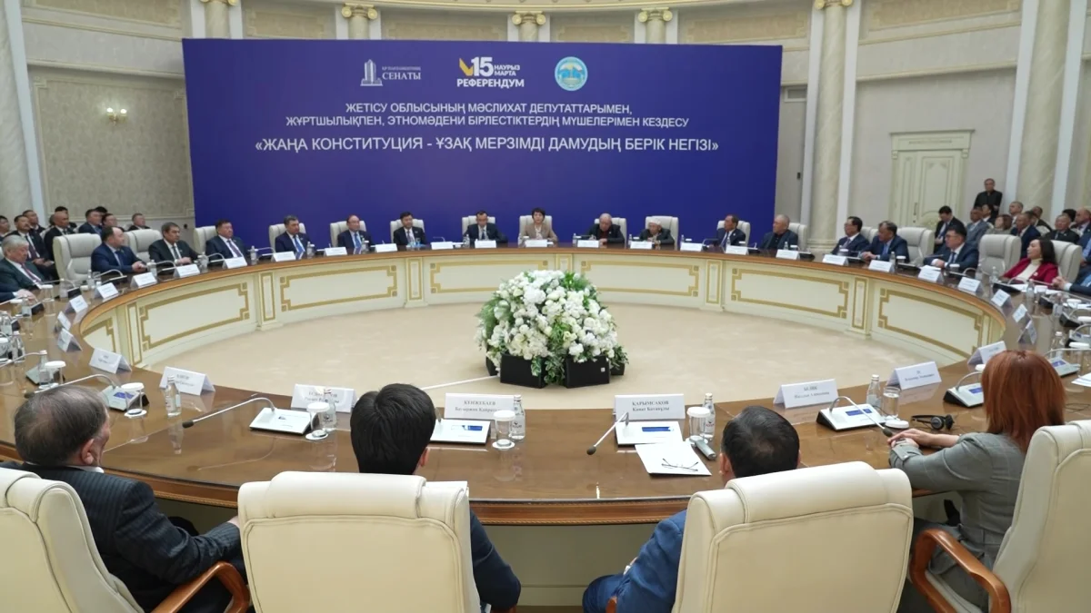 Сенат Төрағасы Мәулен Әшімбаев Жетісу облысының жұртшылығымен кездесті