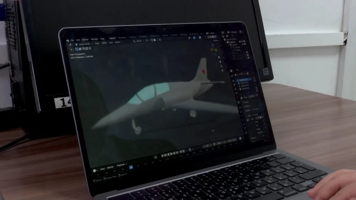 Павлодарская школьница спроектировала концепт лёгкого реактивного учебного самолёта