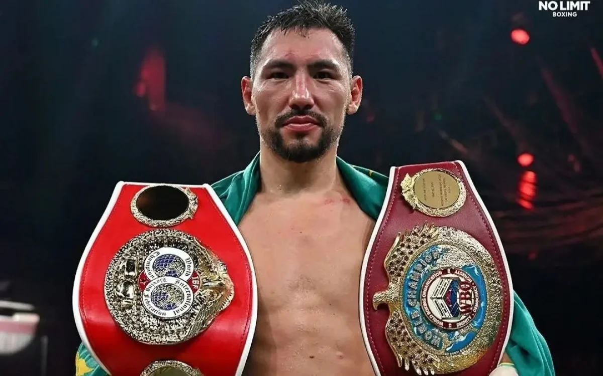 Жәнібек Әлімханұлы WBO әлем чемпионы атағын сақтап қалды