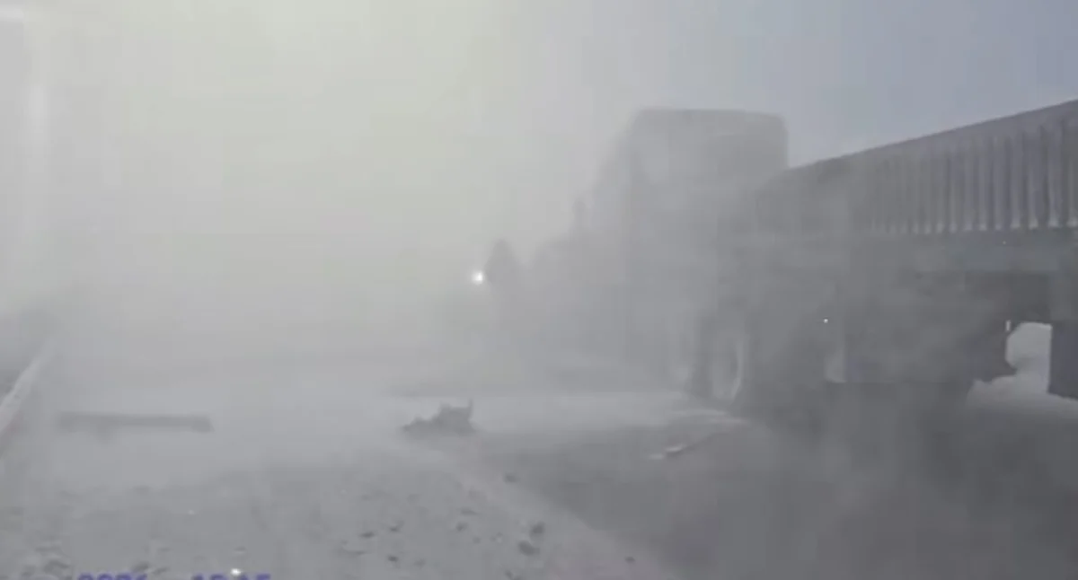 Массовое ДТП произошло на трассе Астана — Караганда