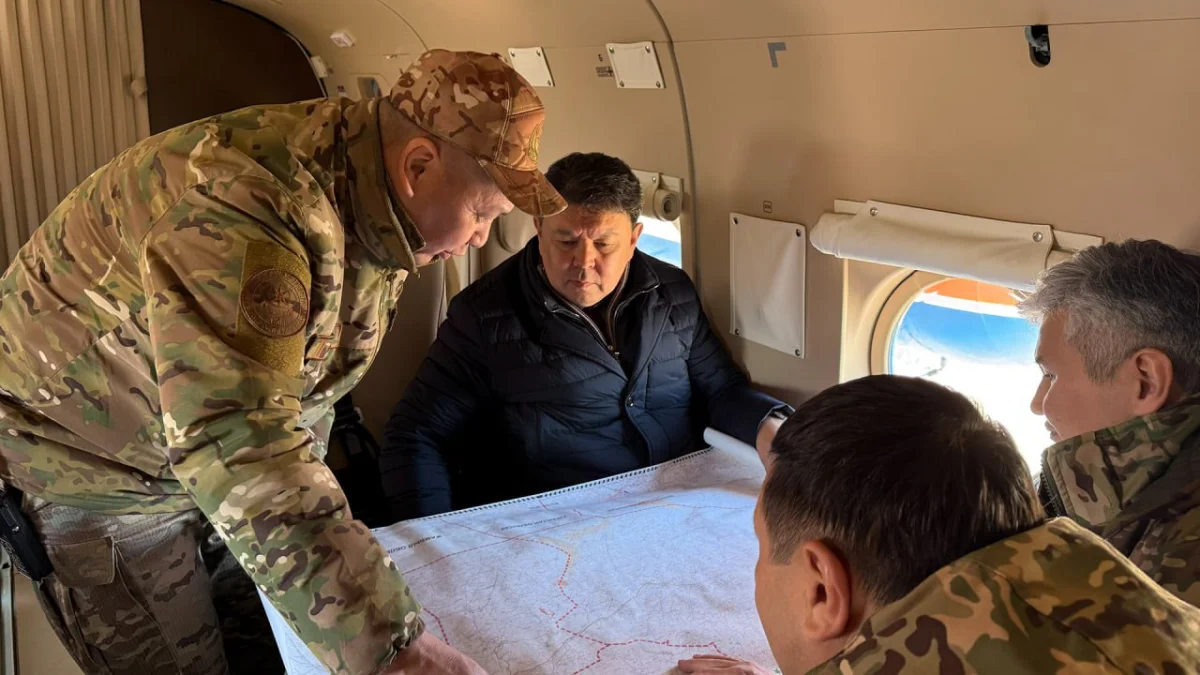 Канат Бозумбаев проверил паводкоопасные районы Улытау перед сезоном большой воды