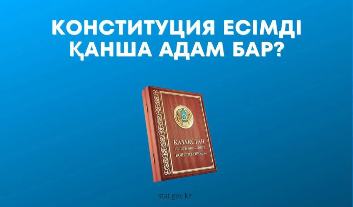 В Казахстане проживает один человек с именем Конституция