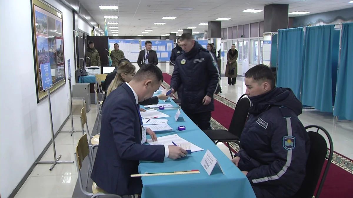 Как проходит голосование среди военнослужащих Национальной гвардии РК