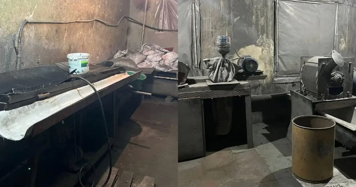 Ақмола облысының тұрғынынан құрамында алтыны бар 55 қап кен тәркіленді