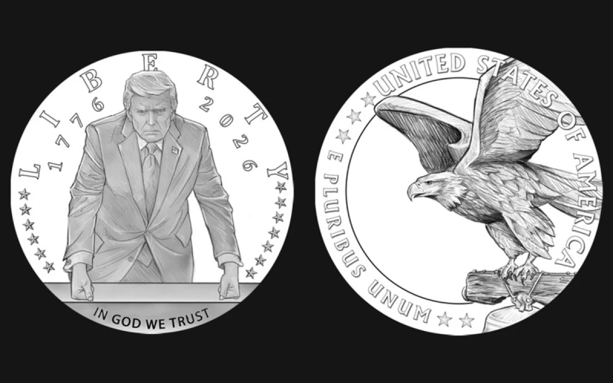 АҚШ-та Трамп бейнеленген меретойлық алтын монета жасалып жатыр