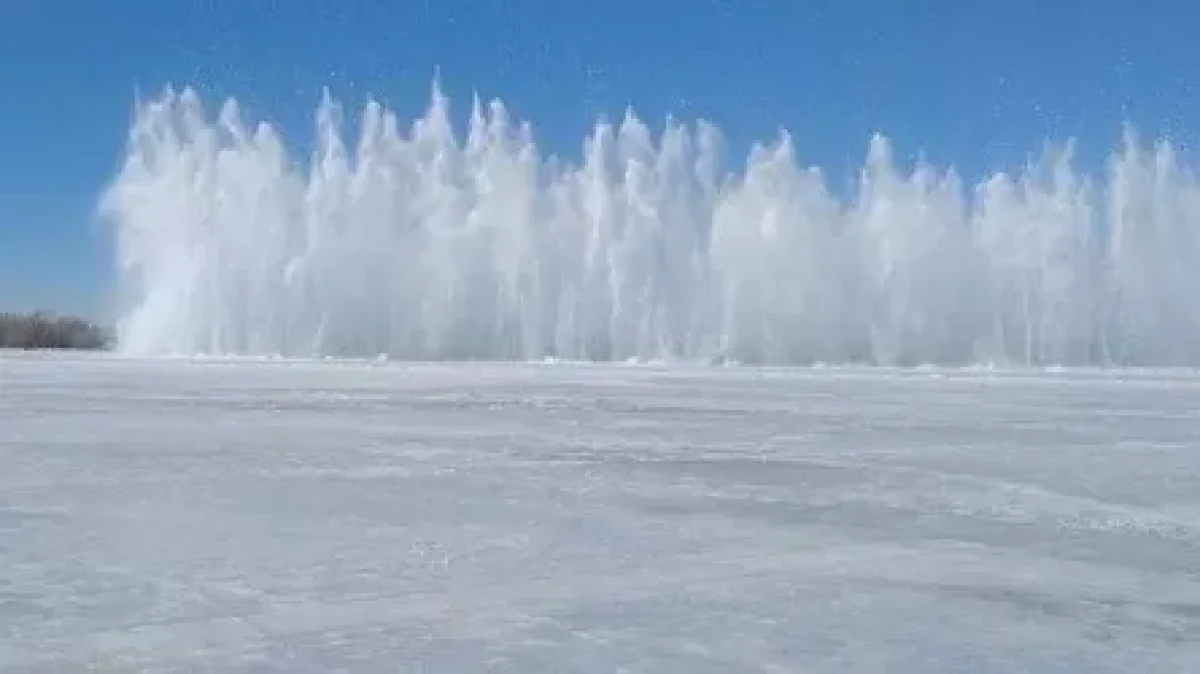 Абай облысы Ертіс өзенінде мұз кептелісіне қарсы алдын алу жұмыстары жүргізілді