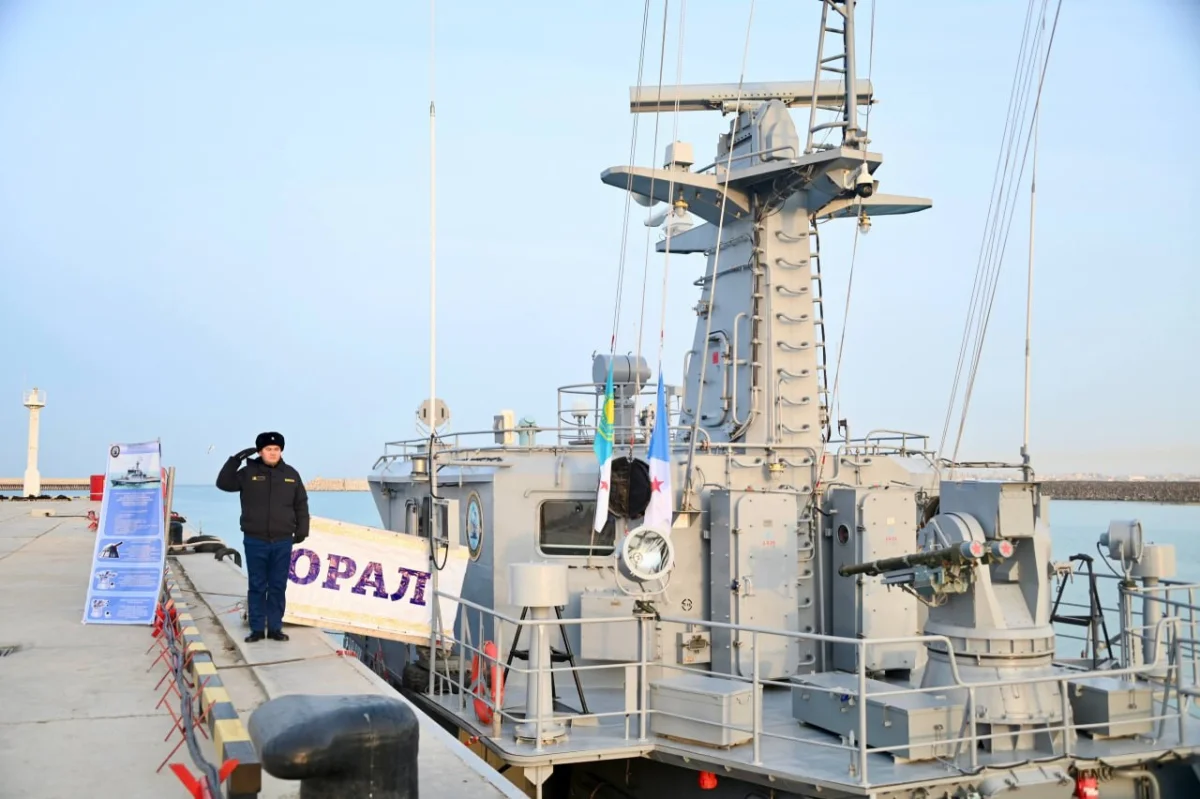 Боеготовность Военно-морских сил Казахстана проверили на Каспии
