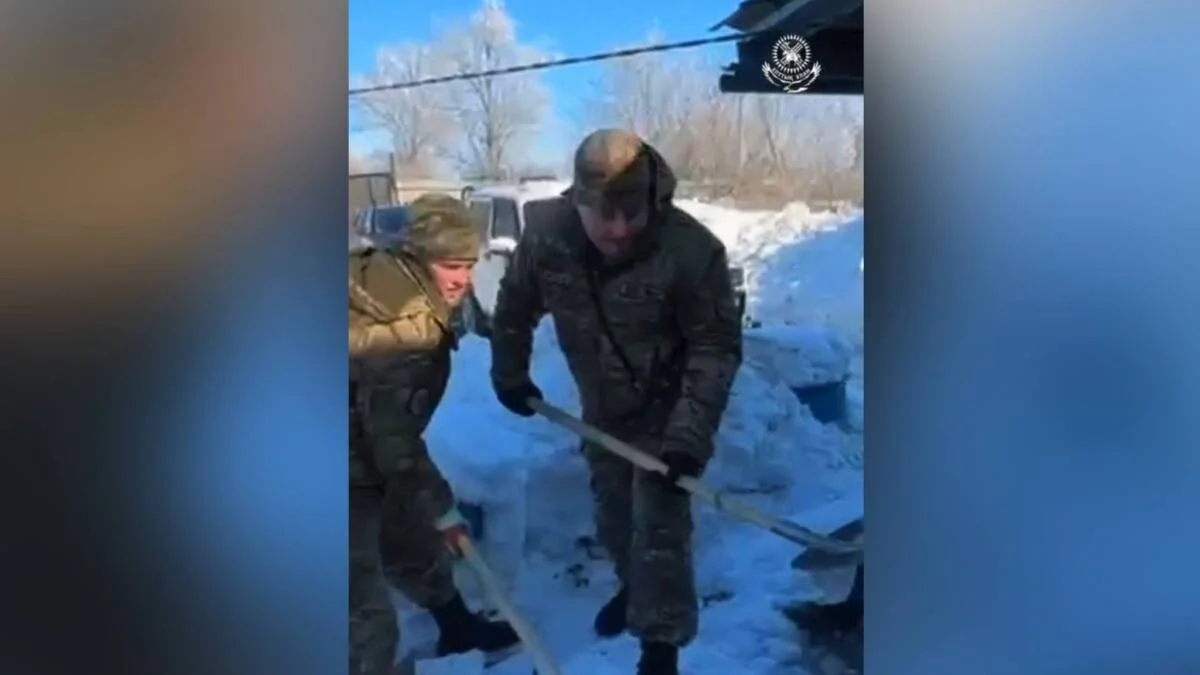 Ұландықтар Арқалықтағы су тасқынына қарсы іс-шараларға қатысуда