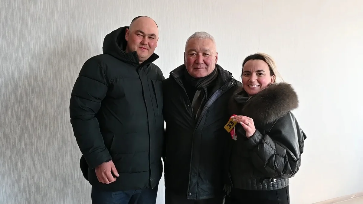Более 50 новоселов получили ключи от новых квартир в Костанайской области