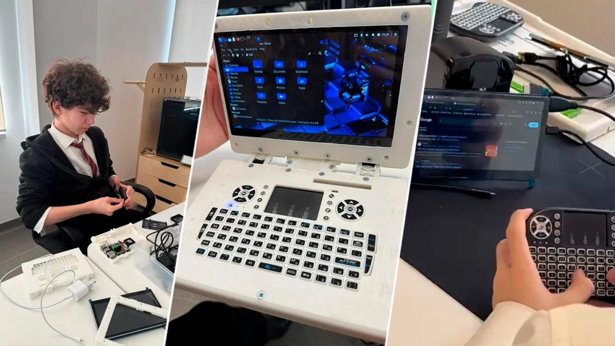 Мектеп оқушысы компьютер құрастырды