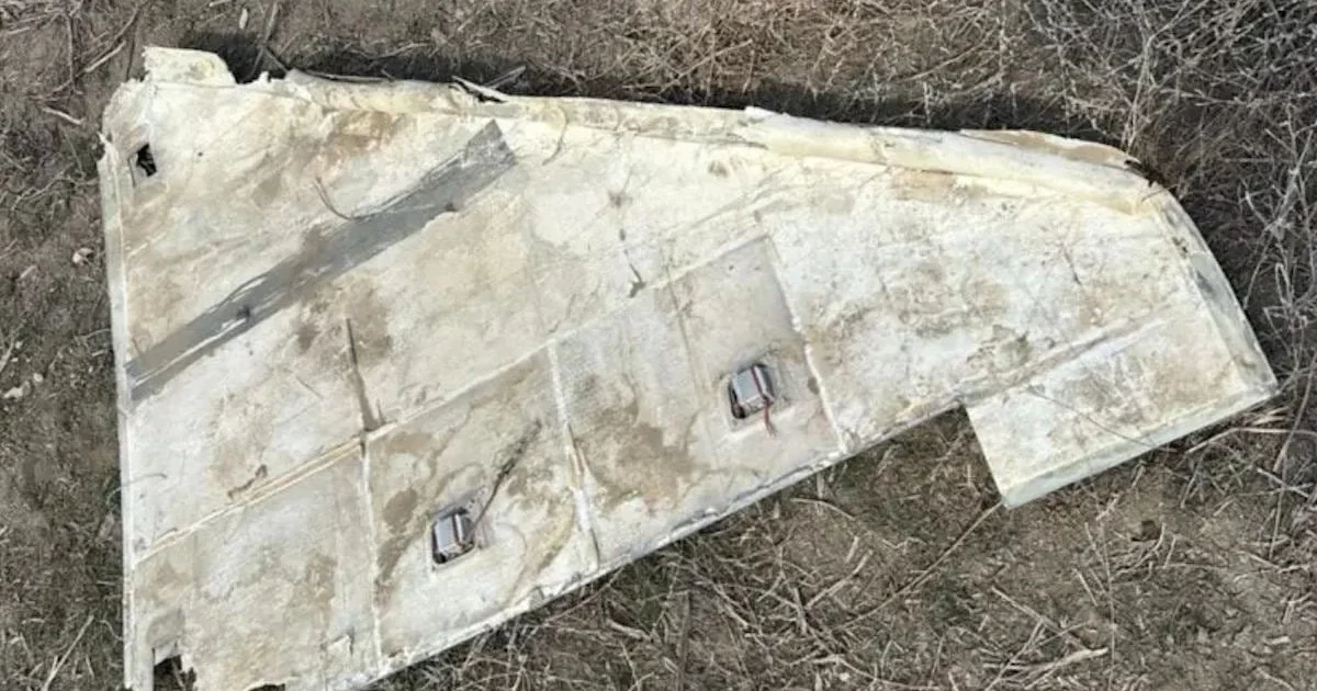 Атырау облысының аумағынан дронға ұқсас бөлшектер табылды