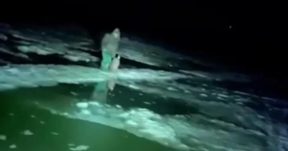 Петропавлда мұзға түсіп кеткен ер адам құтқарылды