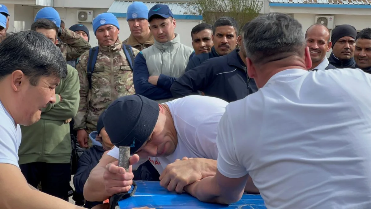 Казахстанские миротворцы устроили спортивные состязания к Наурызу на Голанских высотах