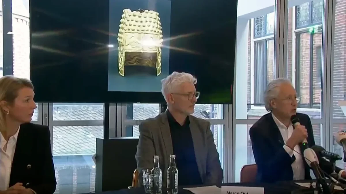 После скандального похищения в Нидерландах найден золотой шлем даков