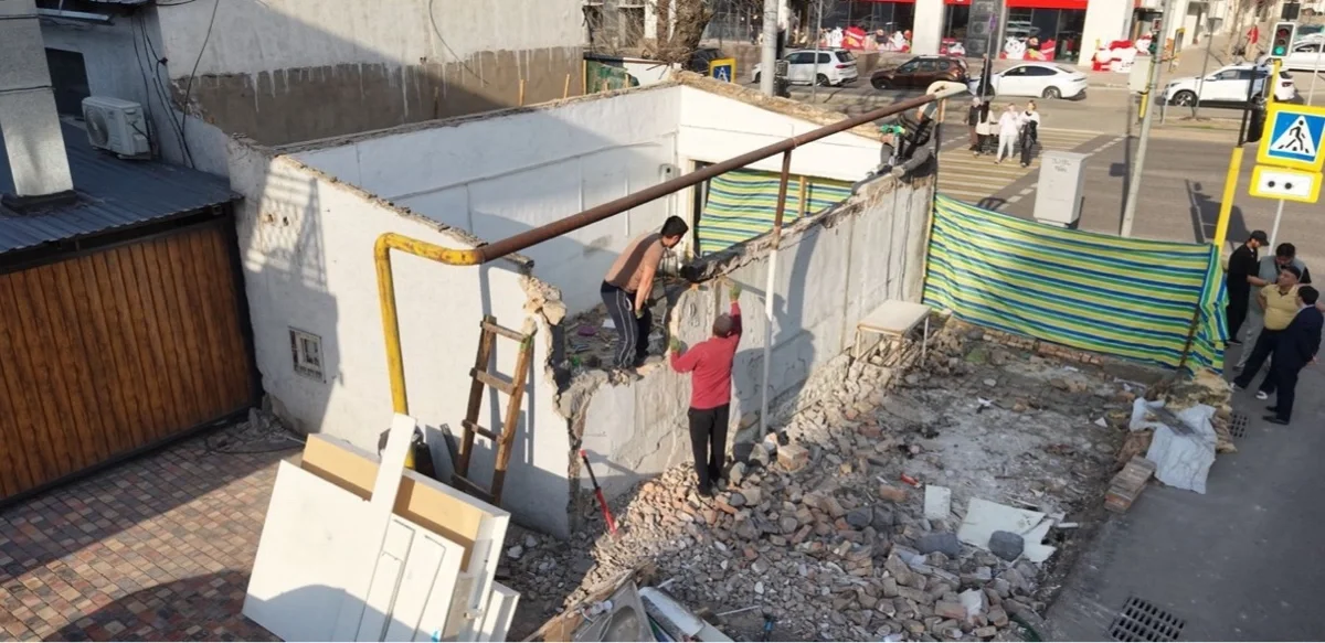 Заңсыз сауда нысандары бұзылды