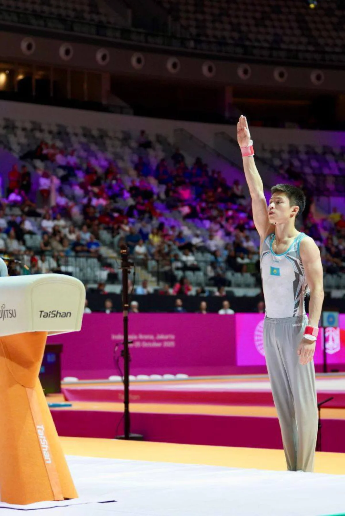 Гимнасшыларымыз Әлем кубогының кезеңінде жүлде алды