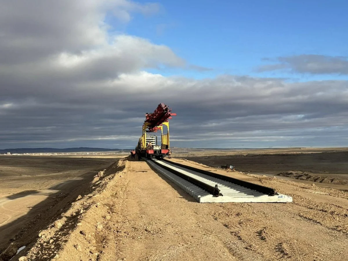 Завершен ключевой этап строительства железной дороги «Мойынты-Кызылжар»