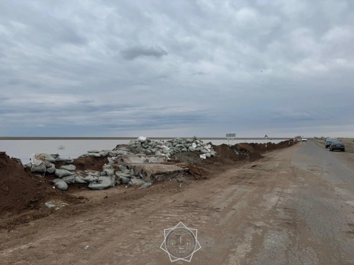 Қорғалжын ауданында бөгет қалпына келтірілді