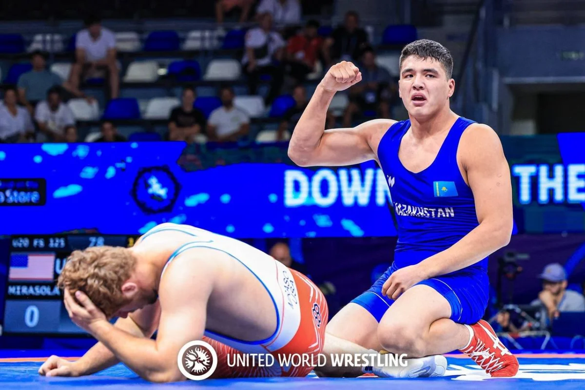 Қазақстандық балуан Едіге Қасымбек еркін күрестен Бішкекте өтіп жатқан Азия чемпионатында жүлдегерлер қатарына енді