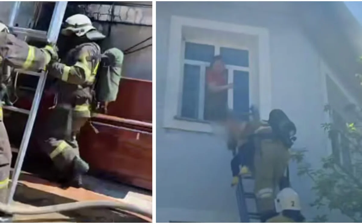 Детский сад загорелся в Кызылорде