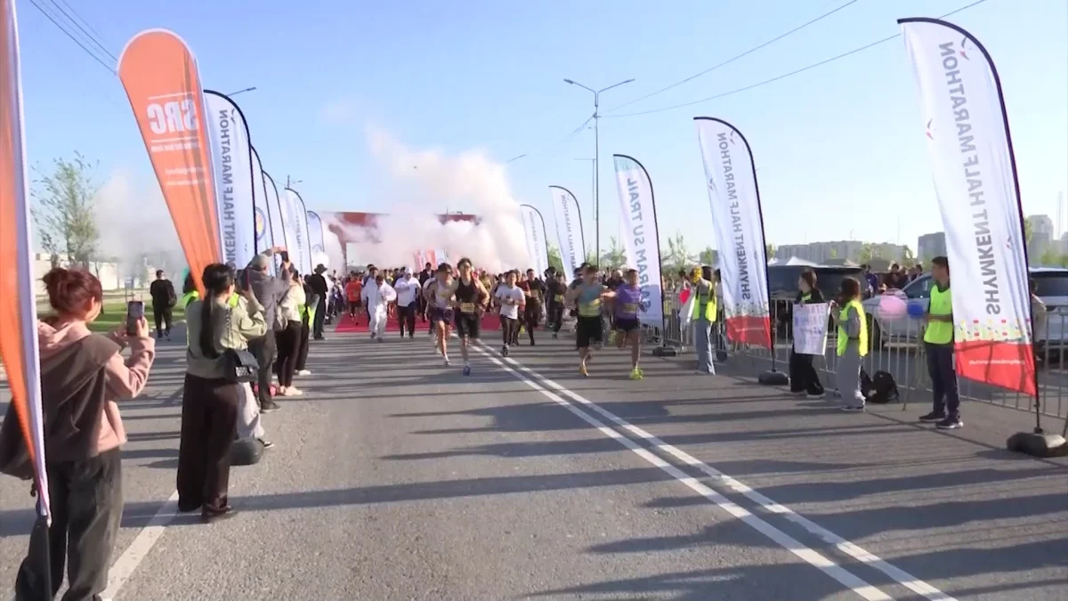 Шымкентте 3 мың адамның қатысуымен ауқымды марафон өтті