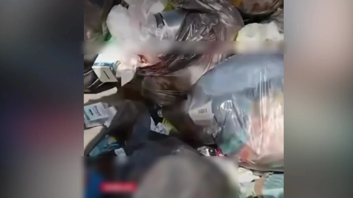 Свалку медицинских отходов нашли в Алматинcкой области