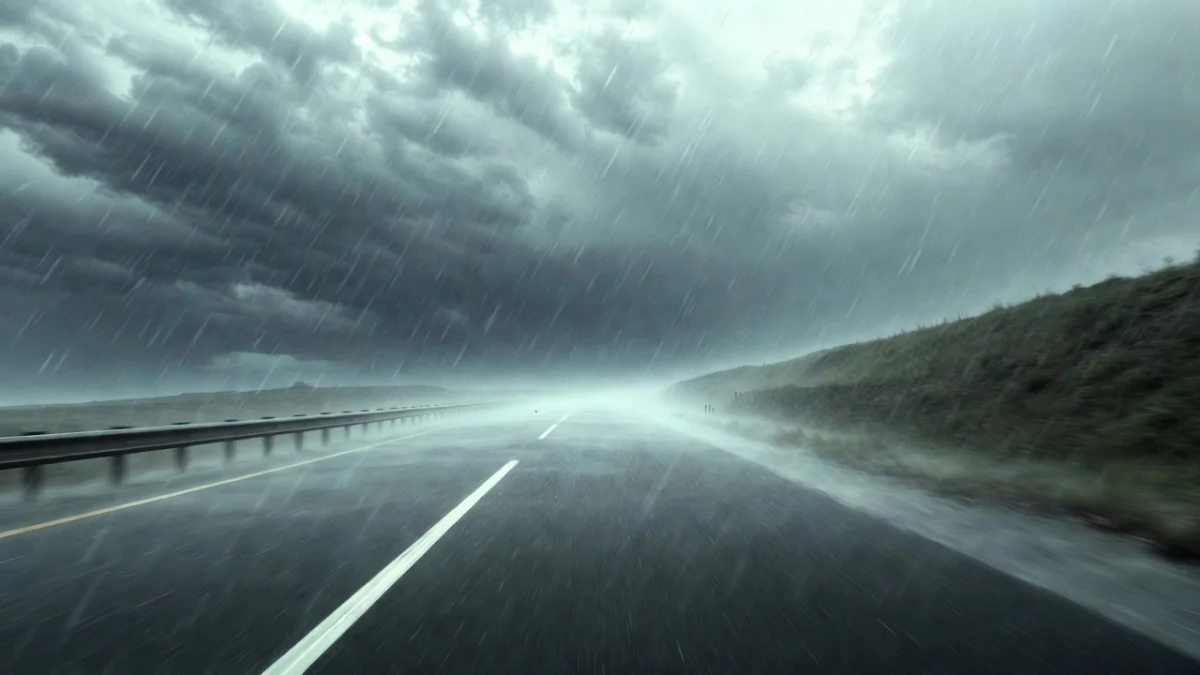 В Акмолинской области ограничили движение на трассе Астана - Караганда - Алматы из-за непогоды