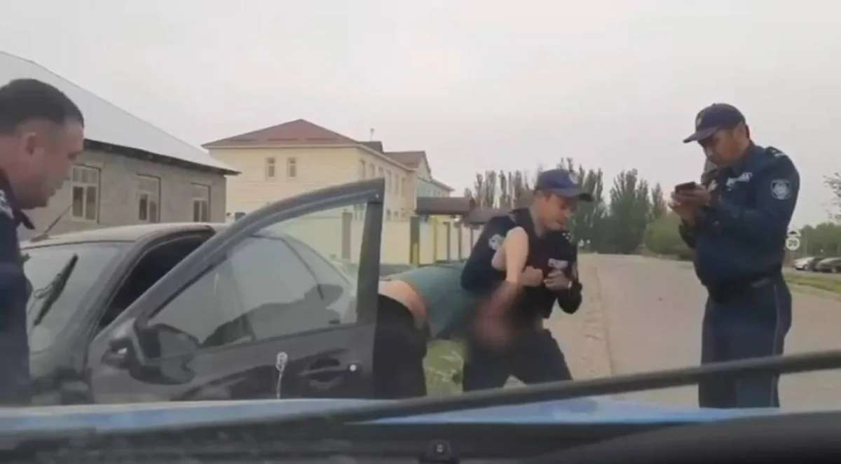 Жамбыл облысында мас жүргізуші полициядан қашпақ болды