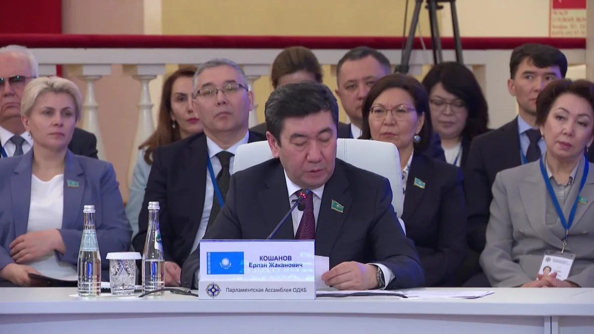 Ерлан Қошанов ҰҚШҰ алаңында Қазақстанның жаңа Конституциясын таныстырды