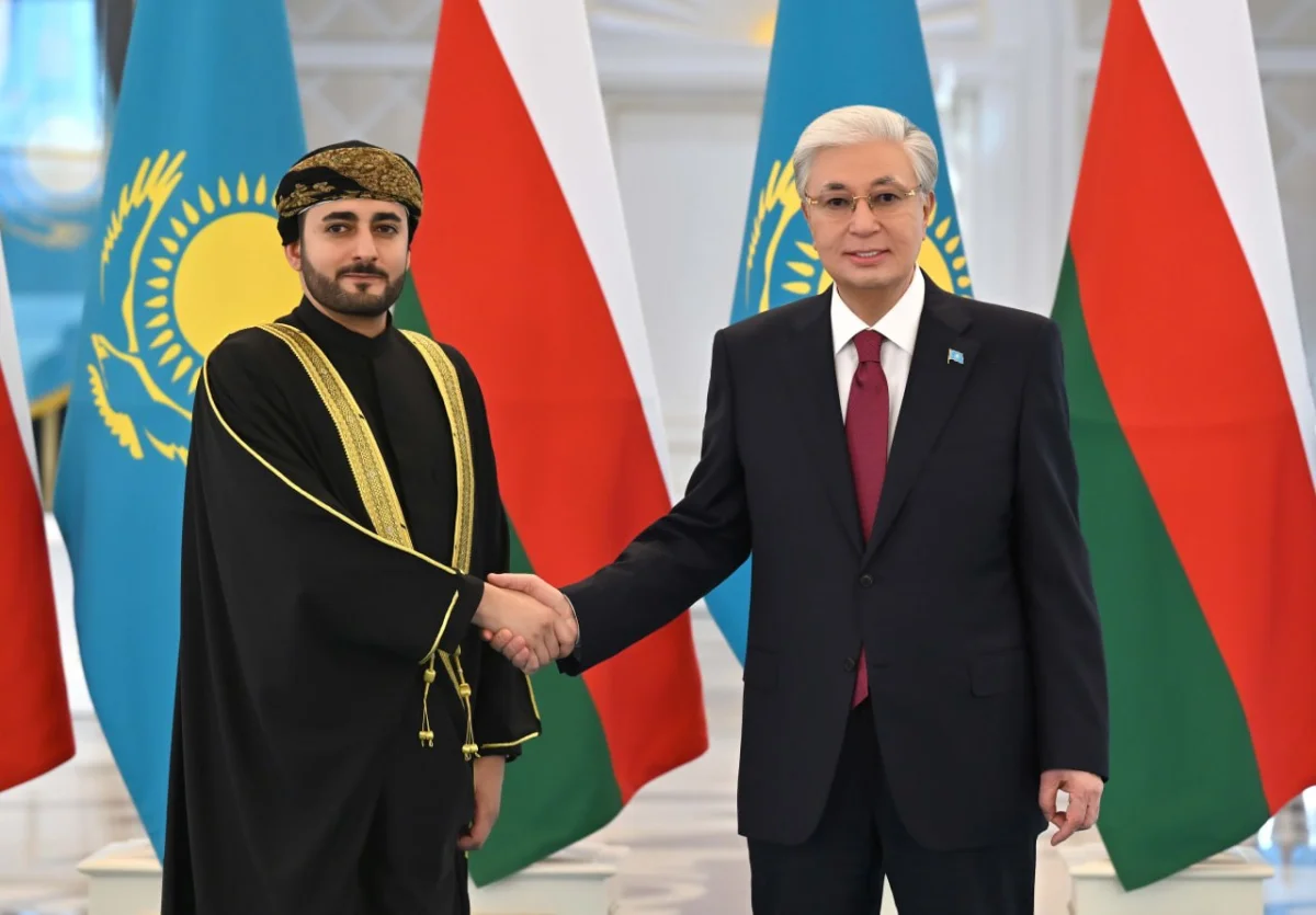 Токаев принял премьер-министра Омана