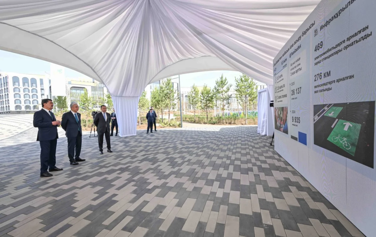 Женис Касымбек доложил Президенту об озеленении и благоустройстве столицы