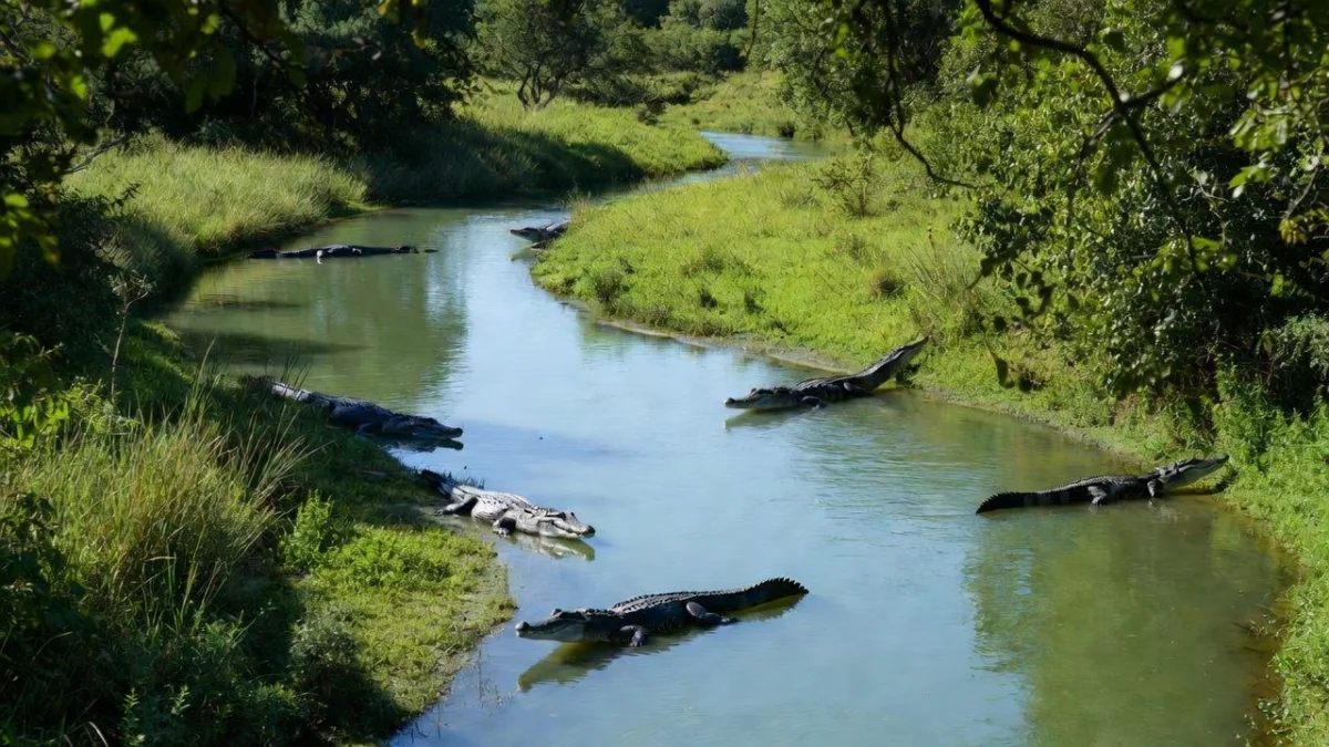Экстремальный заплыв среди крокодилов установил новый рекорд (ВИДЕО)