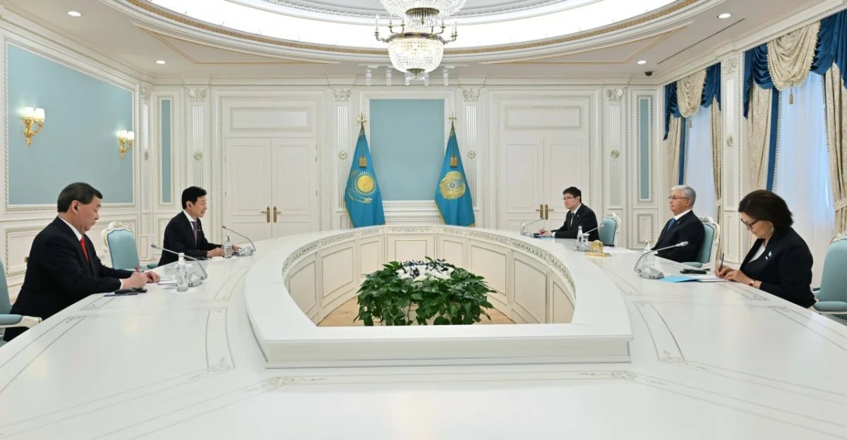 Мемлекет басшысы Жапония Парламентінің Қазақстанмен достық лигасының төрағасы Ясутоши Нишимураны қабылдады