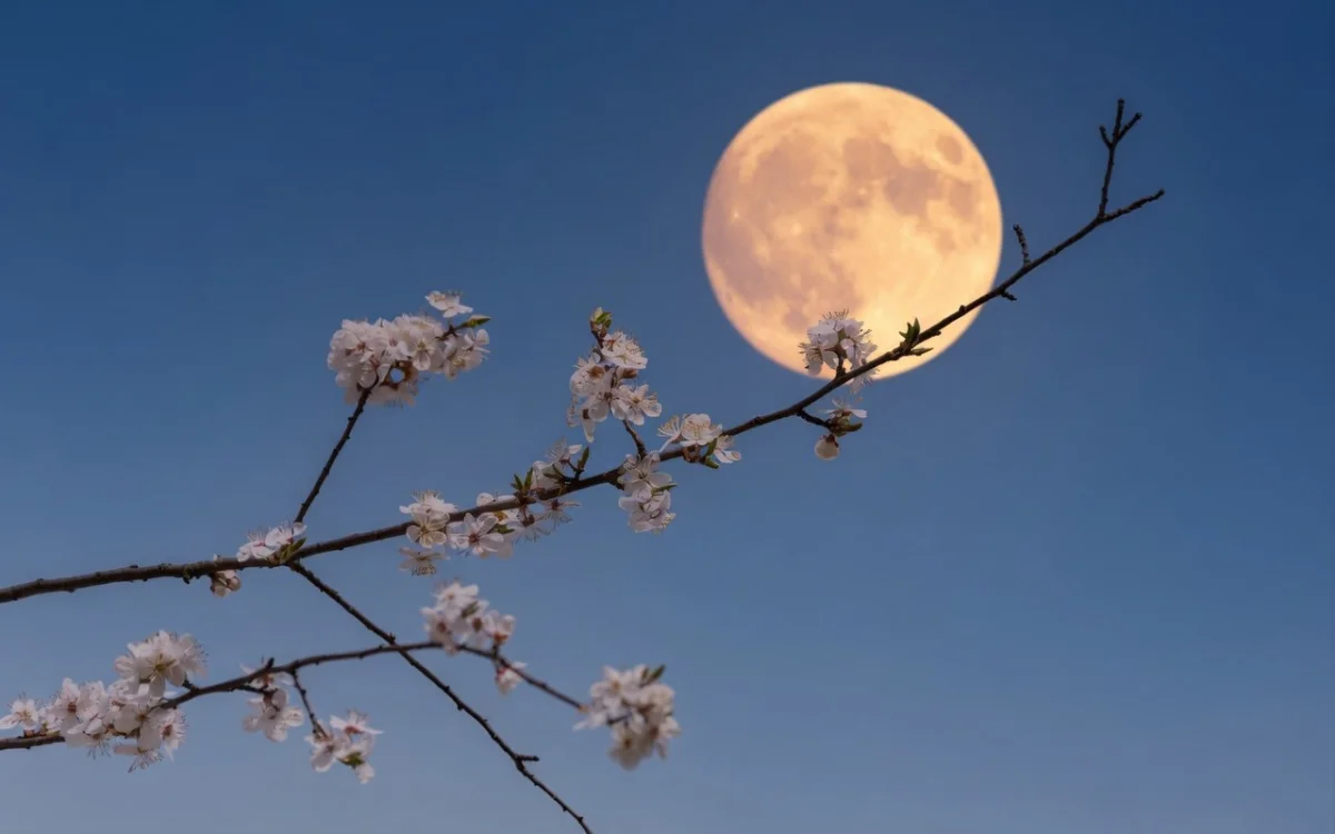 Цветочная Луна взойдёт над Казахстаном в начале мая