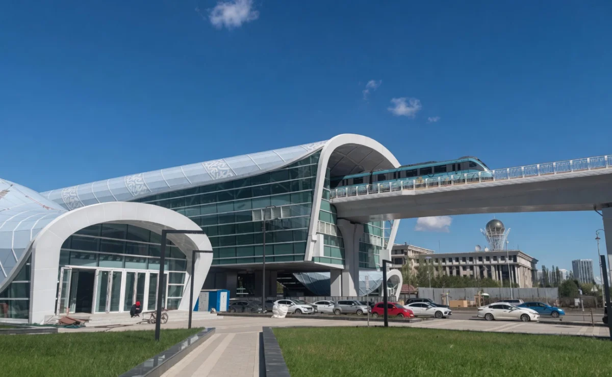 Пожар на станции LRT в Астане произошёл во время сварочных работ (ВИДЕО)