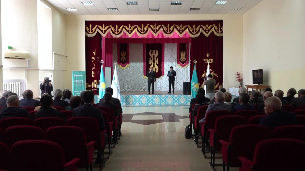 В Западно-Казахстанской области прошёл форум ветеранов рамках проекта «Ардагерлерді ардақтайық» партии «AMANAT»