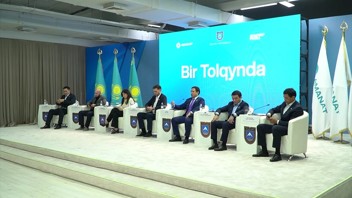 В Алматы прошла встреча со студентами в рамках проекта «BIR TOLQYNDA»