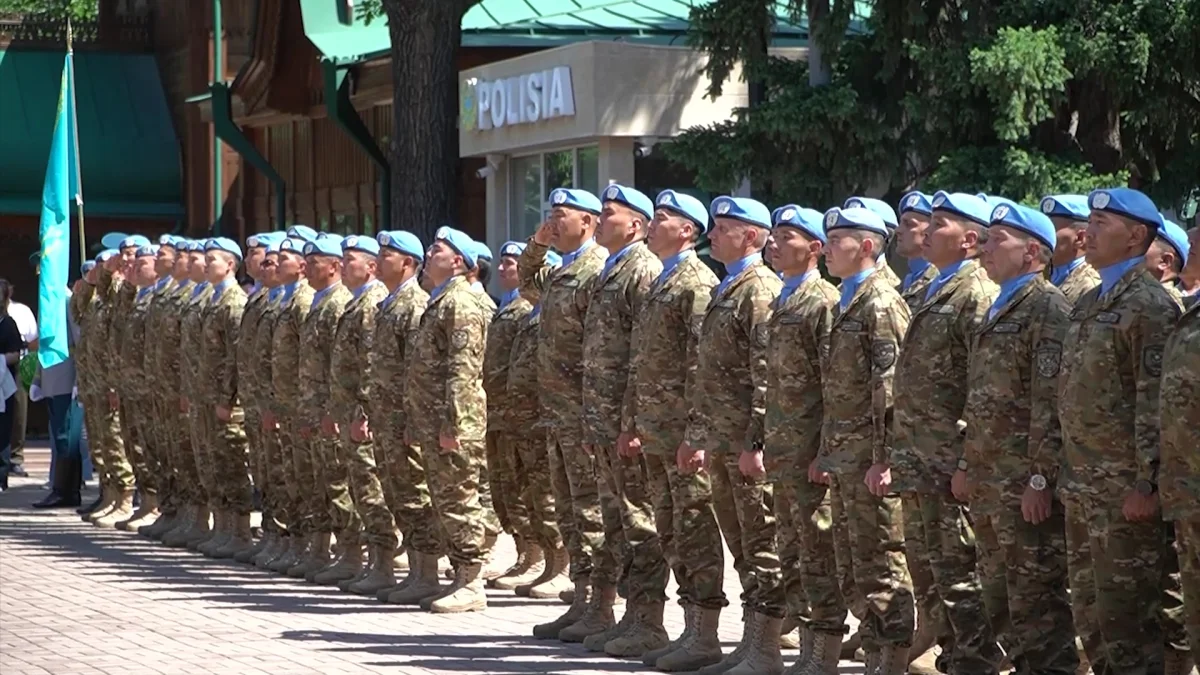 Алматыда ҚР Қарулы Күштерінің Екінші ұлттық контингентін салтанатты қарсы алу рәсімі өтті
