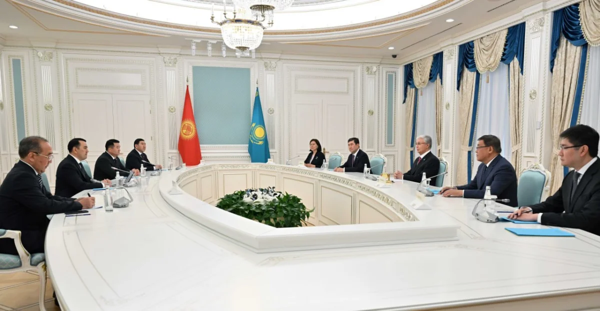 Мемлекет басшысы Қырғыз Республикасы Жогорку Кенешінің Төрағасы Марлен Маматалиевті қабылдады
