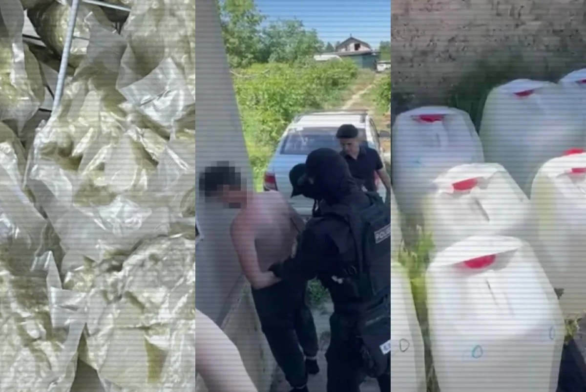 В Алматинской области ликвидировали нарколабораторию в частном доме (ВИДЕО)