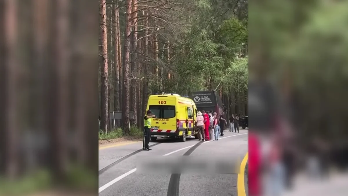 Щучинск - Бурабай жолында автобус апатқа ұшырады