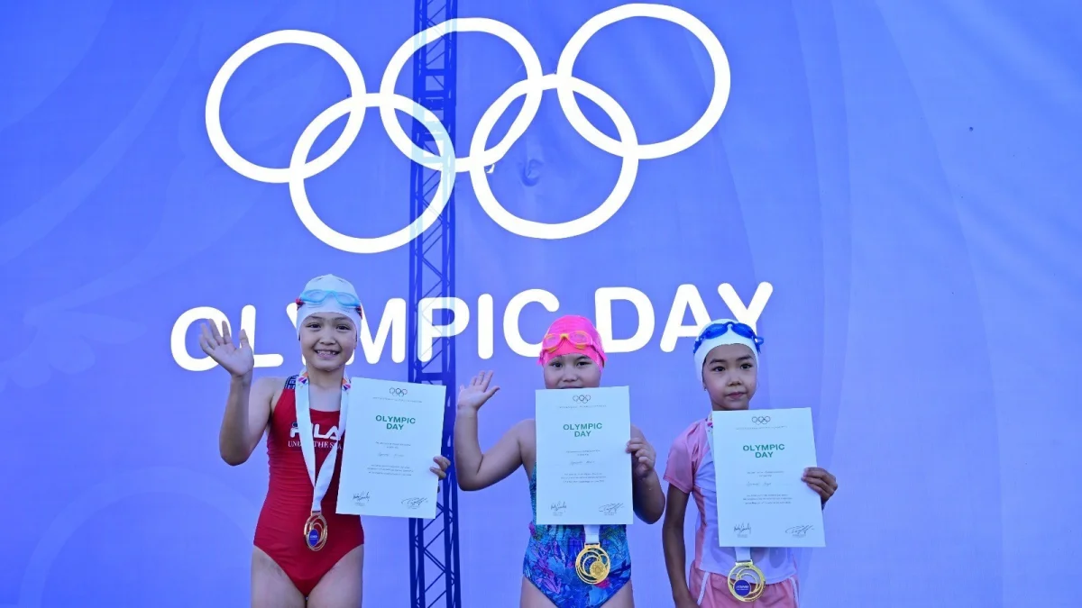 Olympic Day: Астанада триатлон және жүзуден жарыстар өтті