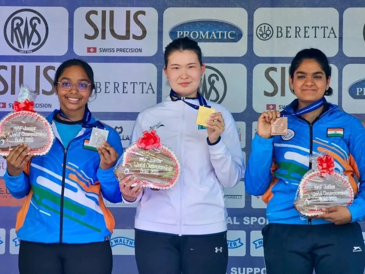 Золотой выстрел: казахстанка Асылым Жакия выиграла чемпионат мира по пулевой стрельбе