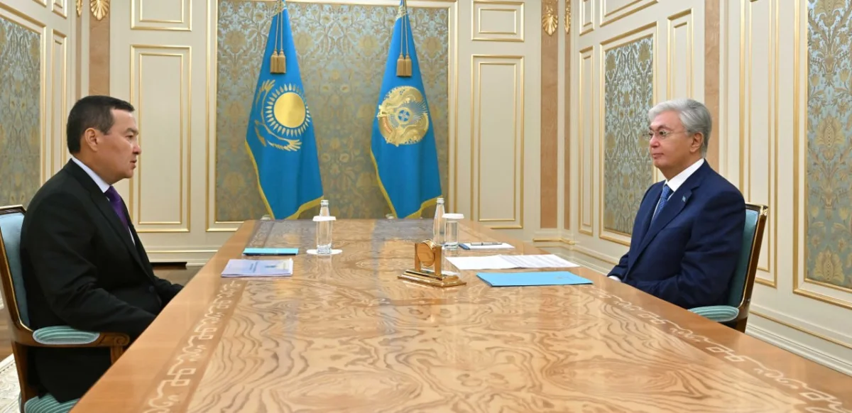 Президент Қасым-Жомарт Тоқаев Жоғары аудиторлық палата төрағасы Әлихан Смайыловты қабылдады