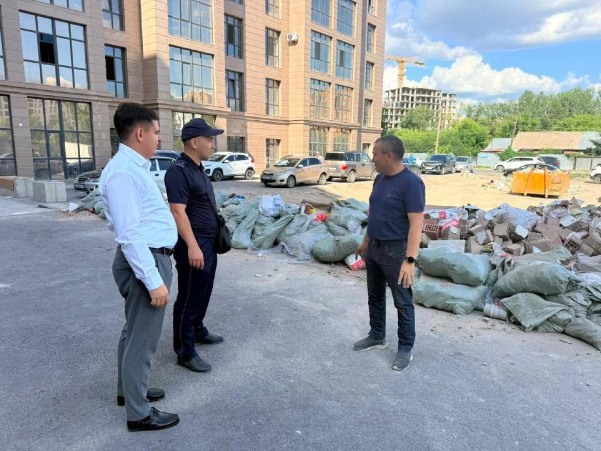 Астанада құрылыс қалдықтарын заңсыз төгуге бақылау күшейтілді: қаладағы құрылыс нысандарында рейд жүріп жатыр